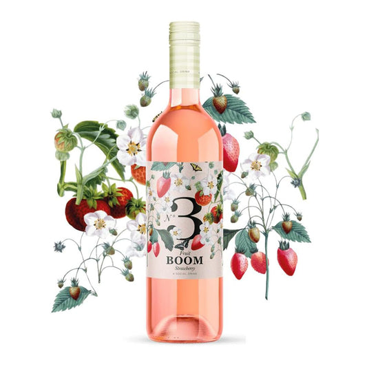 Strawberry Fizzy White Wine